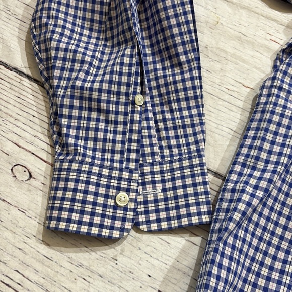 Ralph Lauren Blue Pink Check Button Down Shirt sz 4XLT - Picture 6 of 11